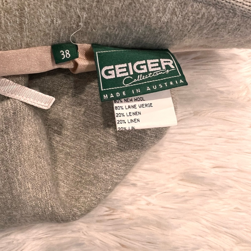 Geiger‎ collection women wool skirt size 38 - Picture 11 of 13